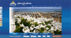 Desktop Screenshot of hotellamareejesolo.com