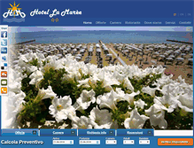 Tablet Screenshot of hotellamareejesolo.com